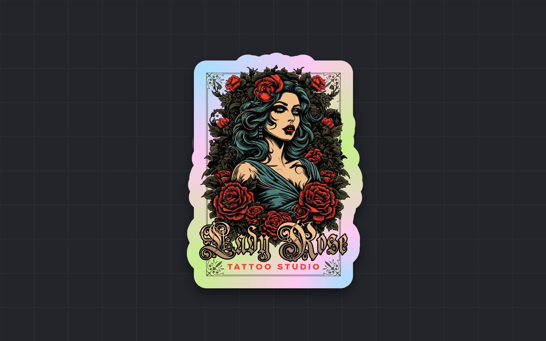 Custom sticker preview